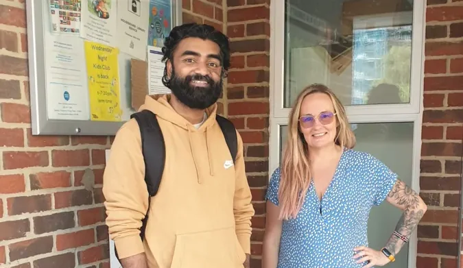 Blue Magpie Foundation mentors at the Grange Farm programme, Harrow