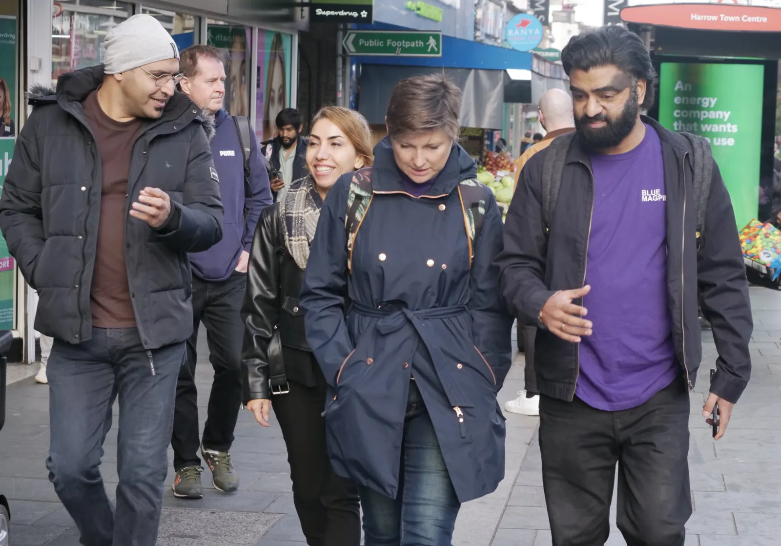 Blue Magpie Foundation volunteers on a Walk with BMF fundraising walk